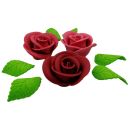 Ruža veľká pastelová zostava bordová 9 ks