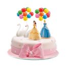 Princess Bella and Cinderella set + balloons