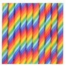 Colored paper straws 10 pcs