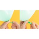 Clips für Luftballons, Farbmix, 100 Stück