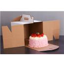 Cake box with handles 30 x 30 x 25 cm