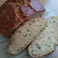 Bezlepkový írsky chlieb bez droždia