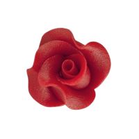 Średnio czerwona róża