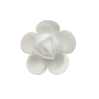 Róż waflowy klasyczny duży biały