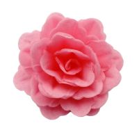 Róża waflowa chińska duża różowa