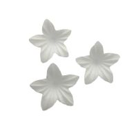 Kwiatek waflowy mini biały