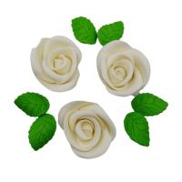Róża duży zestaw biały 9 szt
