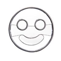 Happy smiley cookie cutter