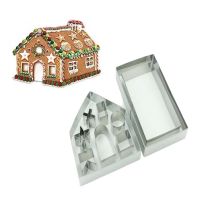 Set of cookie cutters - gingerbread house