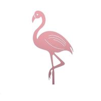 Burn - rózsaszín flamingó