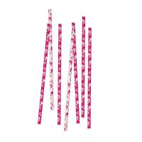 Barbie paper straws 80 pcs