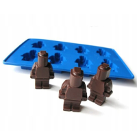 Mold silicone lego figures 8 pcs