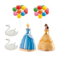 Set Prinzessin Bella und Aschenputtel + Luftballons