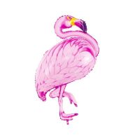 Rózsaszín flamingó léggömb