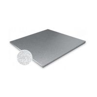 Extra thick silver mat 35 x 35 cm