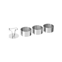 Mold stainless steel circle 3 pcs