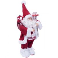 Święty Mikołaj czerwony 30 cm