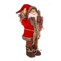 Mikołaj czerwono-brązowy 30 cm