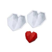 Mold silicone heart diamond