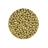 Posyp perličky zlaté 4 mm 60 g
