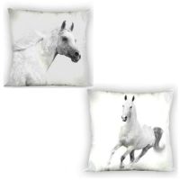 Pillow + sheet horse 40 x 40 cm