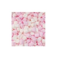 Marshmallow mini biało-różowy 1 kg