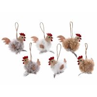 Decoration for hanging a chicken mix