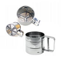 Stainless steel sifter for flour and sugar