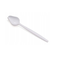 A spoon for decorating desserts