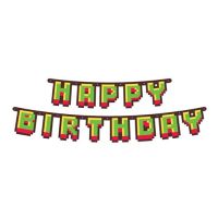 Garland Boldog születésnapot Minecraft