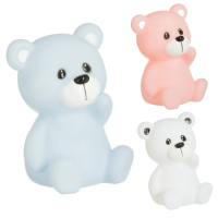 Teddy bear night lamp - mix of colors