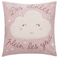Pillow with a pink cloud