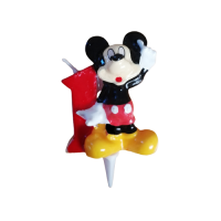 Mickey Mouse cake candle no. 1