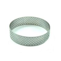 Form for tartlets perforated, metal circle 8 cm