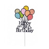 Zapich – Luftballons „Alles Gute zum 1. Geburtstag“.