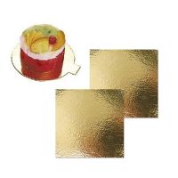 Gold mat 7 x 7 cm