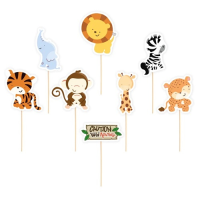 Stempel - Zwierzęta safari ZOO 8 szt