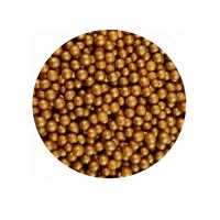 Streuen Sie dunkelgoldene Perlen 4 mm 60 g