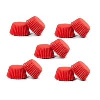 Cups red 32x22 mm 100 pcs