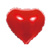 Red heart balloon 45 cm