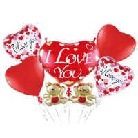 Valentine&#39;s Day balloons 5 pcs