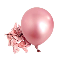 Luftballons metallic rosa 25 cm - 50 Stk