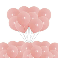 Balloons pastel pink-peach 25 cm - 100 pcs