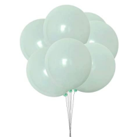 Balony pastelowo zielone 25 cm - 100 szt