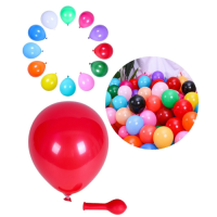 Balloons matte red 25 cm - 100 pcs
