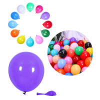Balony matowe fioletowe 25 cm - 100 szt