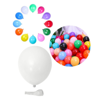 Balony biały matowy 25 cm - 100 szt
