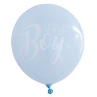 Balony - niebieskie To Chłopiec 30 cm - 6 szt
