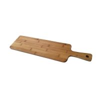 Bamboo serving tray with handle 59x15 cm