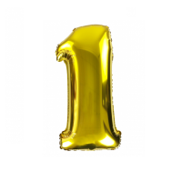 Balon złoty 106 cm nr 1 1